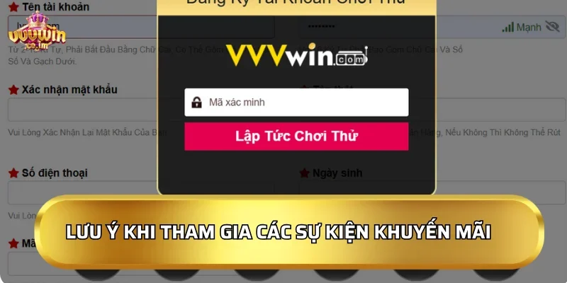 Lưu ý khi tham gia các sự kiện khuyến mãi